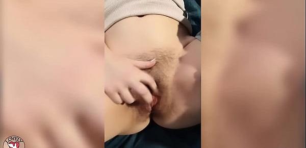  Pawg Teen Masturbate Her Hairy Pussy In Video Chat | Lovely Dove